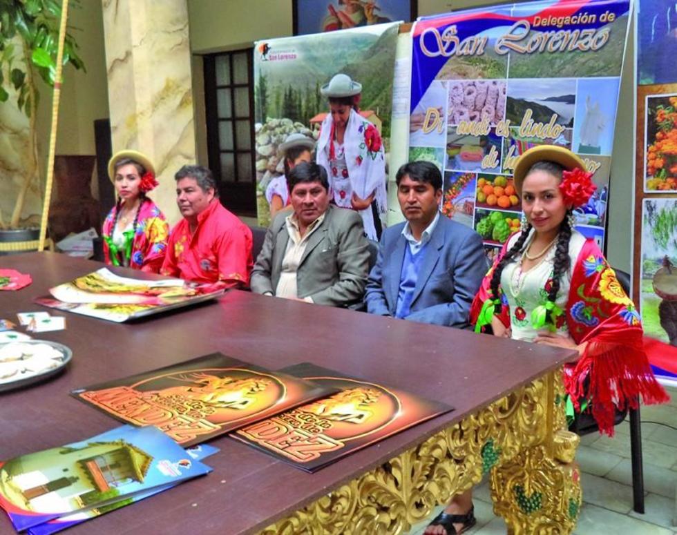 Promocionan fiesta de “San Lorenzo”