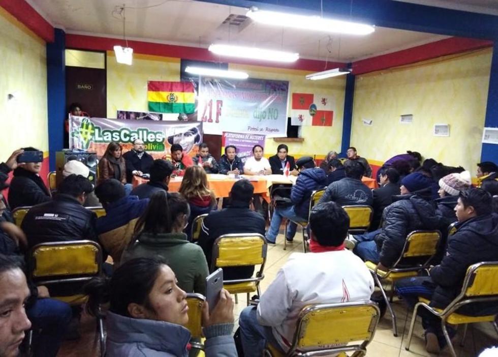 Las plataformas del Bolivia dijo No marcharán este 6 de agosto