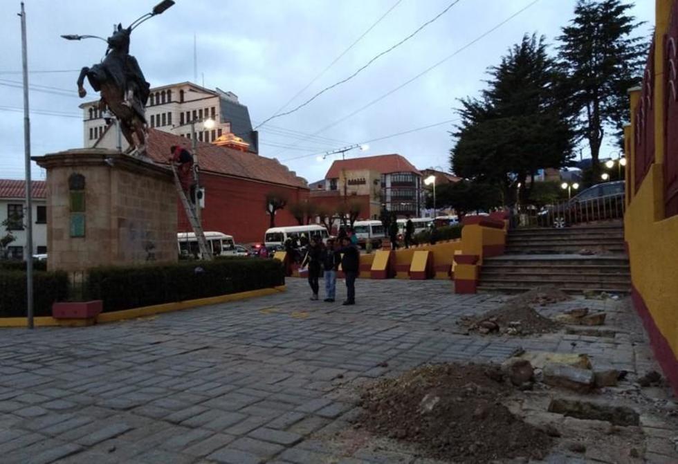 Mejoran la imagen citadina para actos del 6 de agosto