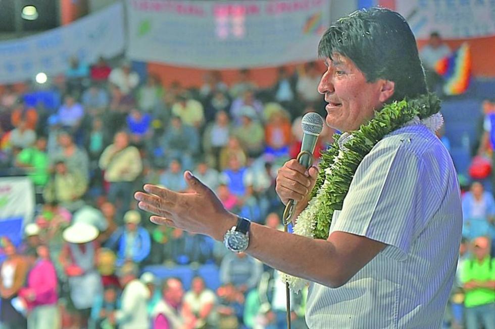 Cocaleros proclaman el binomio Evo - Álvaro para elecciones 2019