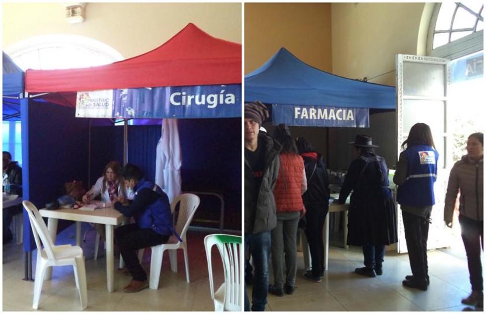 Atienden a más de 2.000 pacientes durante el primer día de feria de salud