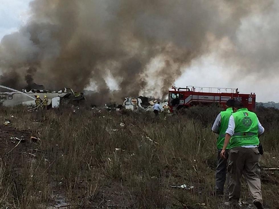 Un avión con 101 pasajeros cae sin causar fallecidos en México