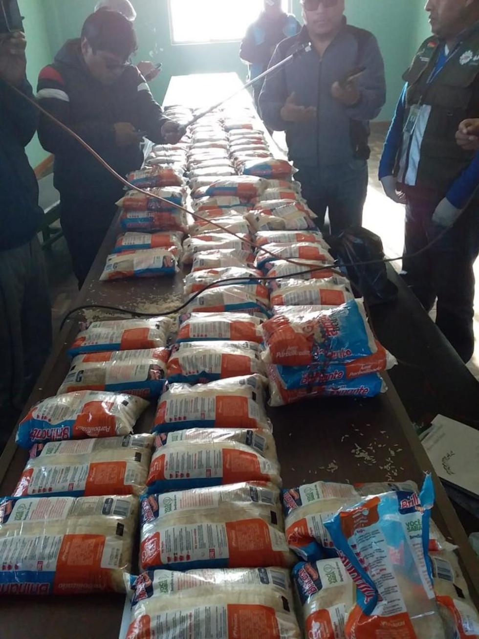 Senasag descarta que arroz decomisado en Uyuni sea de plástico