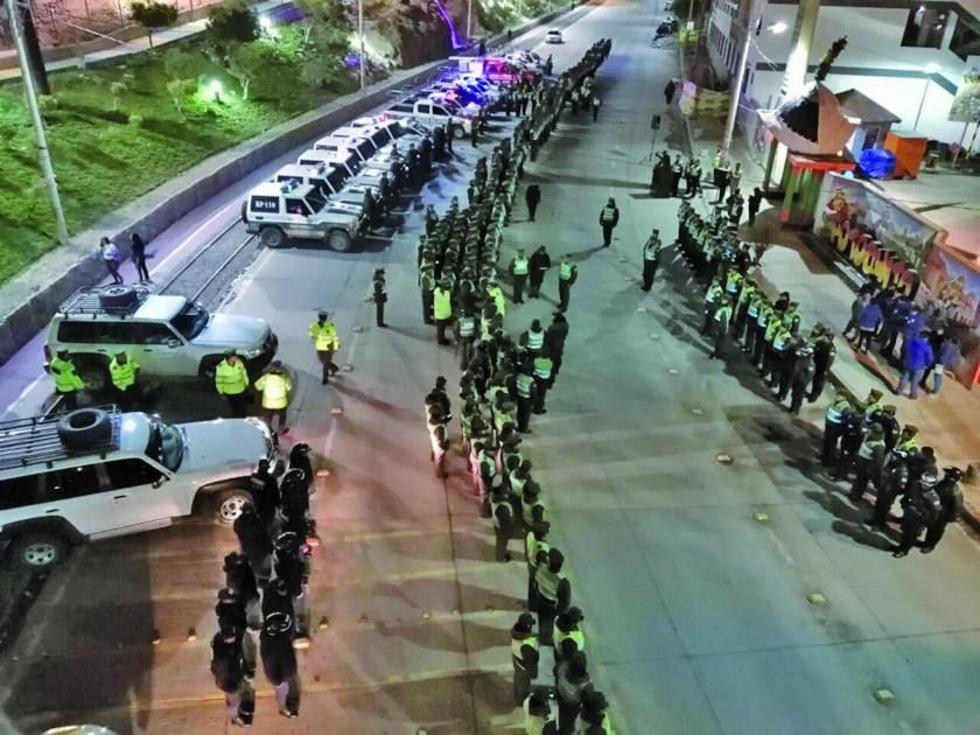 Oruro y Chuquisaca refuerzan el servicio de seguridad en Potosí
