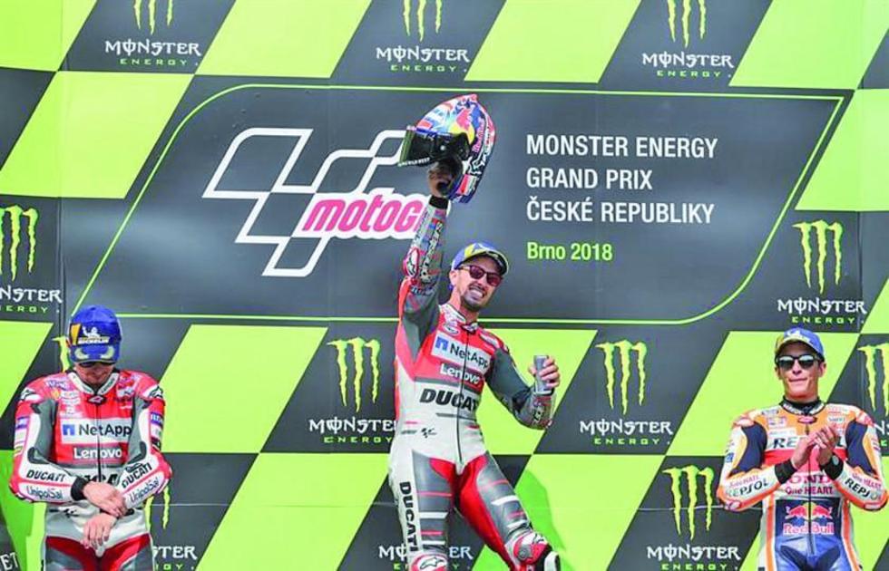Dovizioso se adueña del GP de la República Checa de MotoGP 