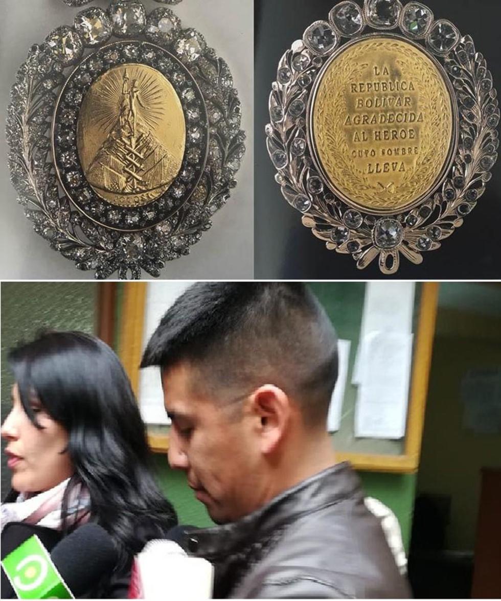 La medalla es robada mientras el custodio estaba en un prostíbulo