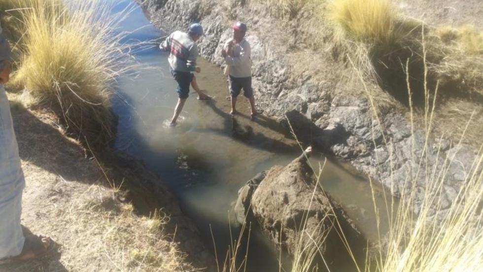 Hombre aparece ahogado en el río de Chullpa Khasa