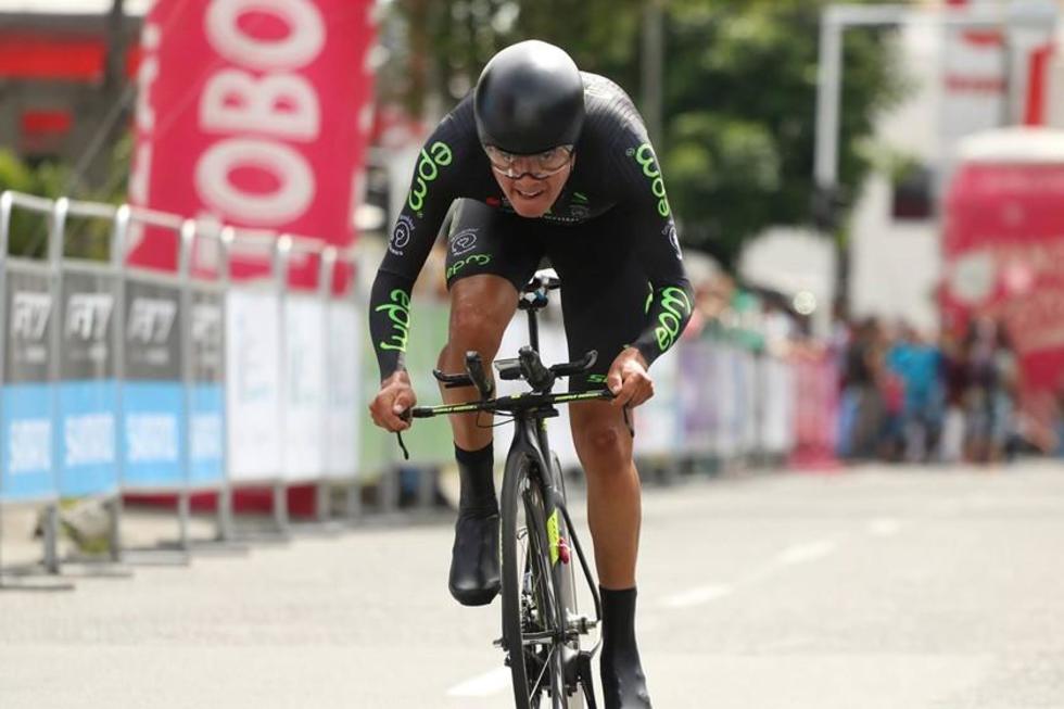 Contreras vence en la contrarreloj de la Vuelta a Colombia