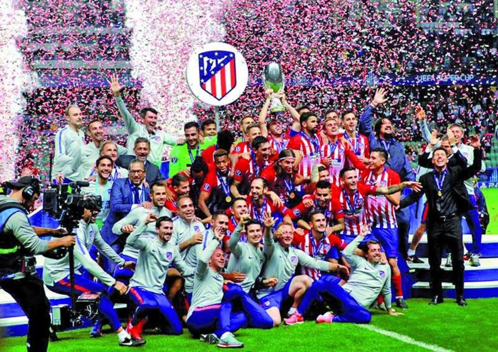 Atlético conquista su tercera Supercopa de Europa