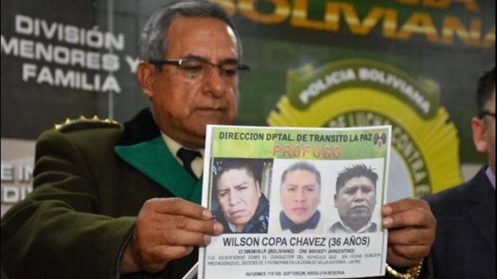 El chofer que arrolló a  bailarines en La Paz se presenta a declarar