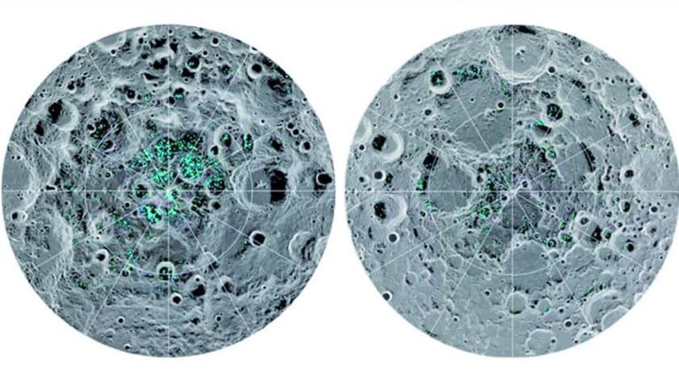 Los expertos confirman la existencia de hielo en la superficie de la Luna