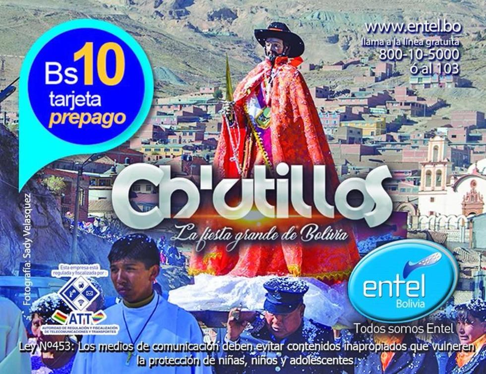 Se promociona Ch'utillos en las tarjetas prepago de Entel