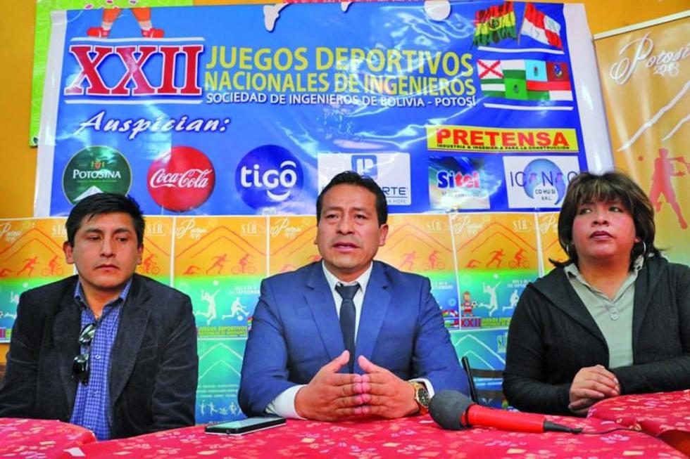 Potosí albergará los XXII Juegos Deportivos Nacionales de Ingenieros