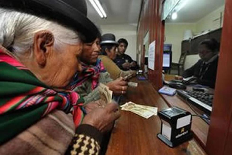 Se desembolsó $ 3.478 millones para el pago de la Renta Dignidad
