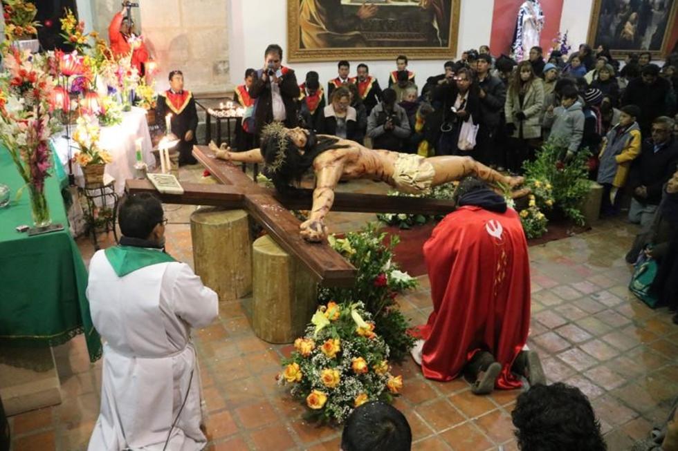 El Cristo ya está en San Bernardo