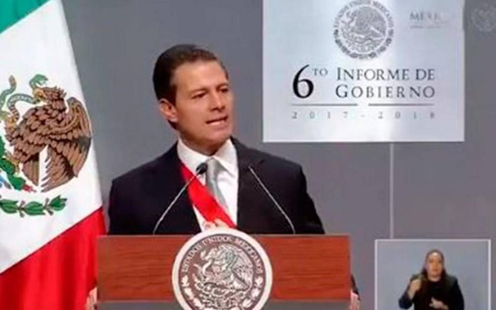 Peña Nieto ensalza su legado en un último informe de gestión