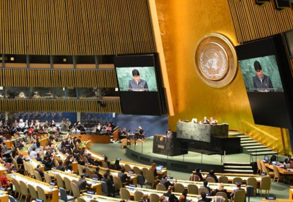 Evo viajará a la 73 Asamblea General de Naciones Unidas
