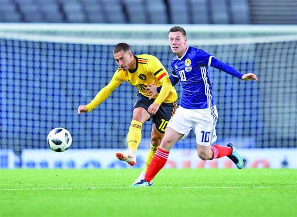 Bélgica mantiene su idilio con buen fútbol y gana con solvencia a Escocia