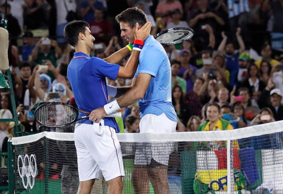 Djokovic y del Potro llegan en su mejor momento a la gran final