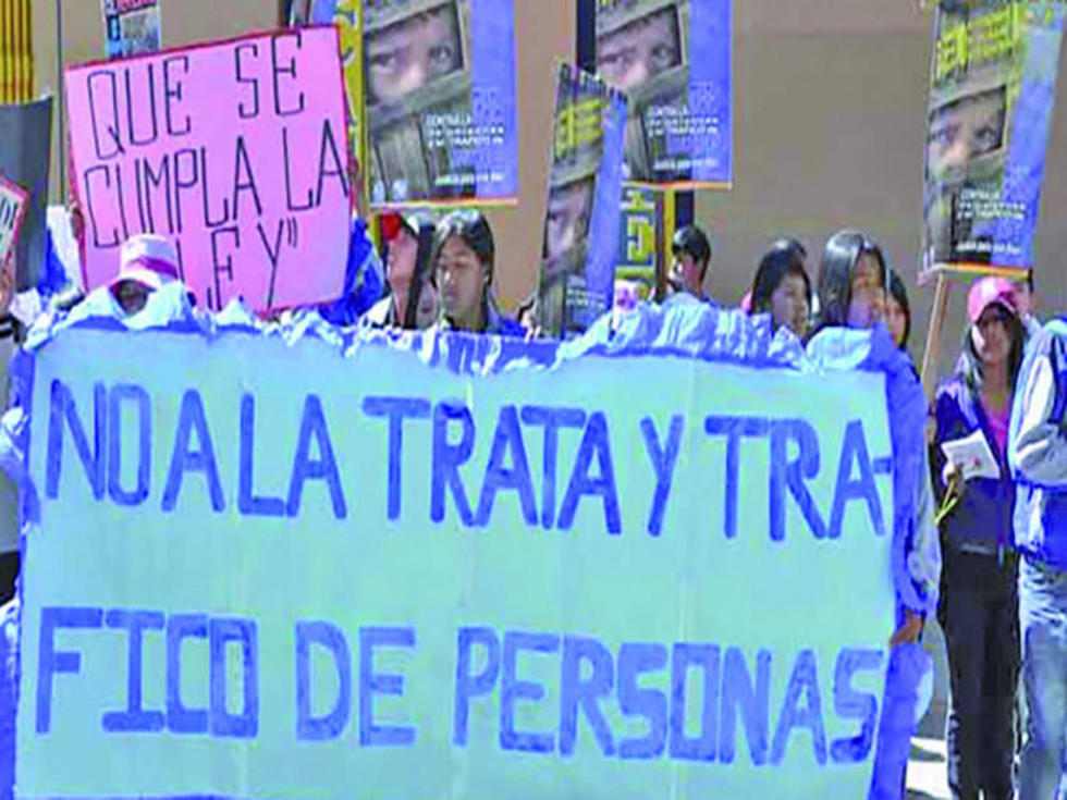En Bolivia registran 265 casos de trata y tráfico hasta agosto
