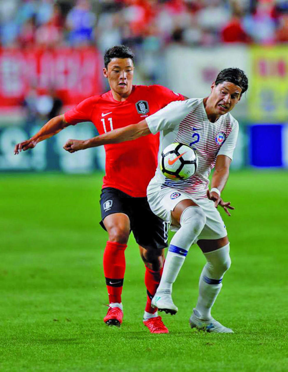Corea del Sur y Chile empatan sin goles