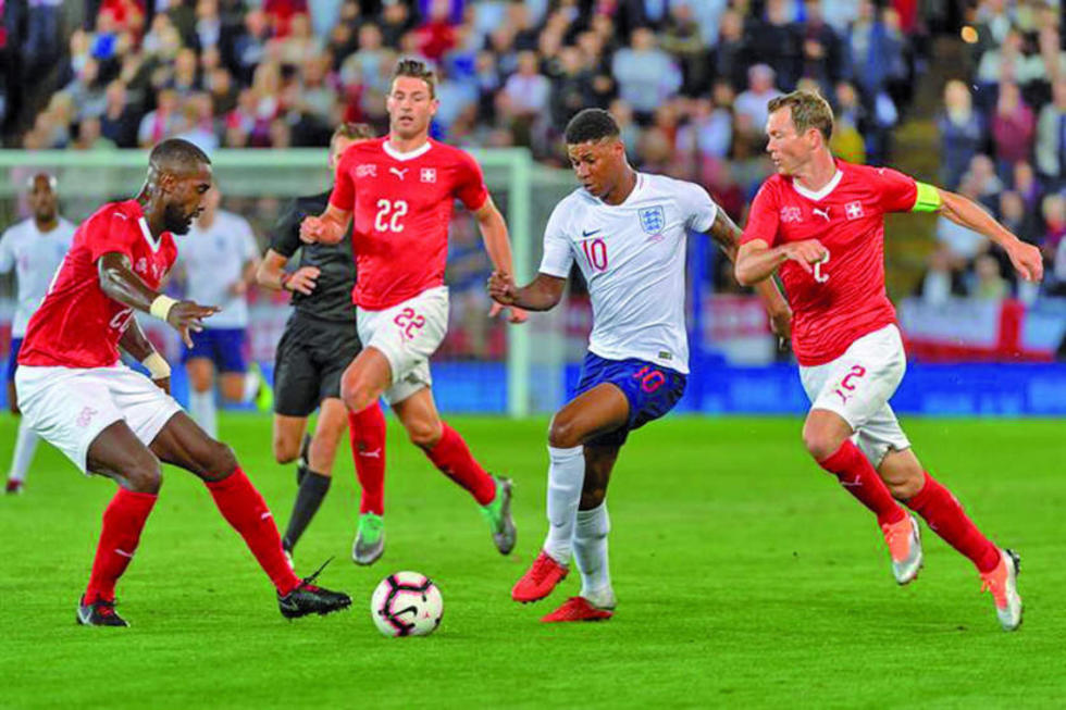 Inglaterra gana a Suiza con un gol solitario de Marcus Rashford
