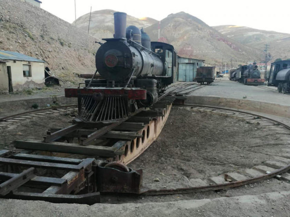 Ferrocarriles y locomotoras en la Compañía Huanchaca