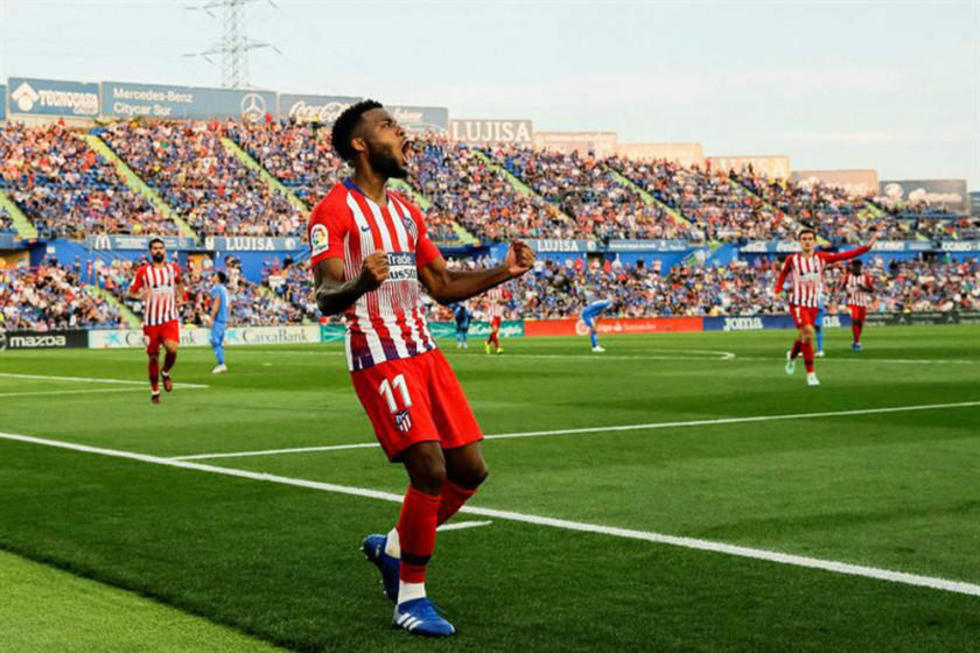 Atlético de Madrid gana a Getafe con dos goles de Lemar en el “Coliseum Alfonso Pérez”