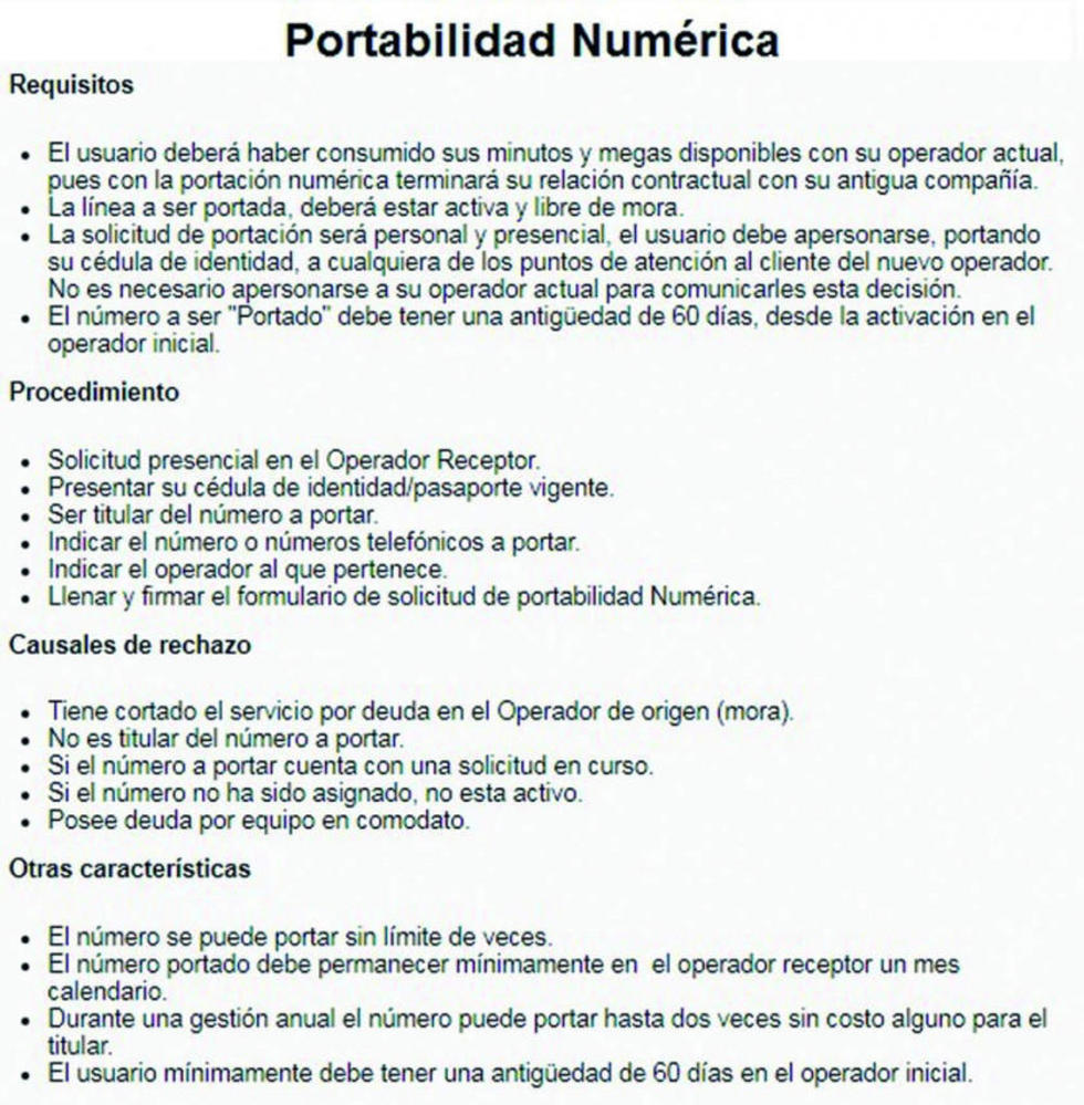 ATT: la portabilidad de número celular rige desde mañana lunes
