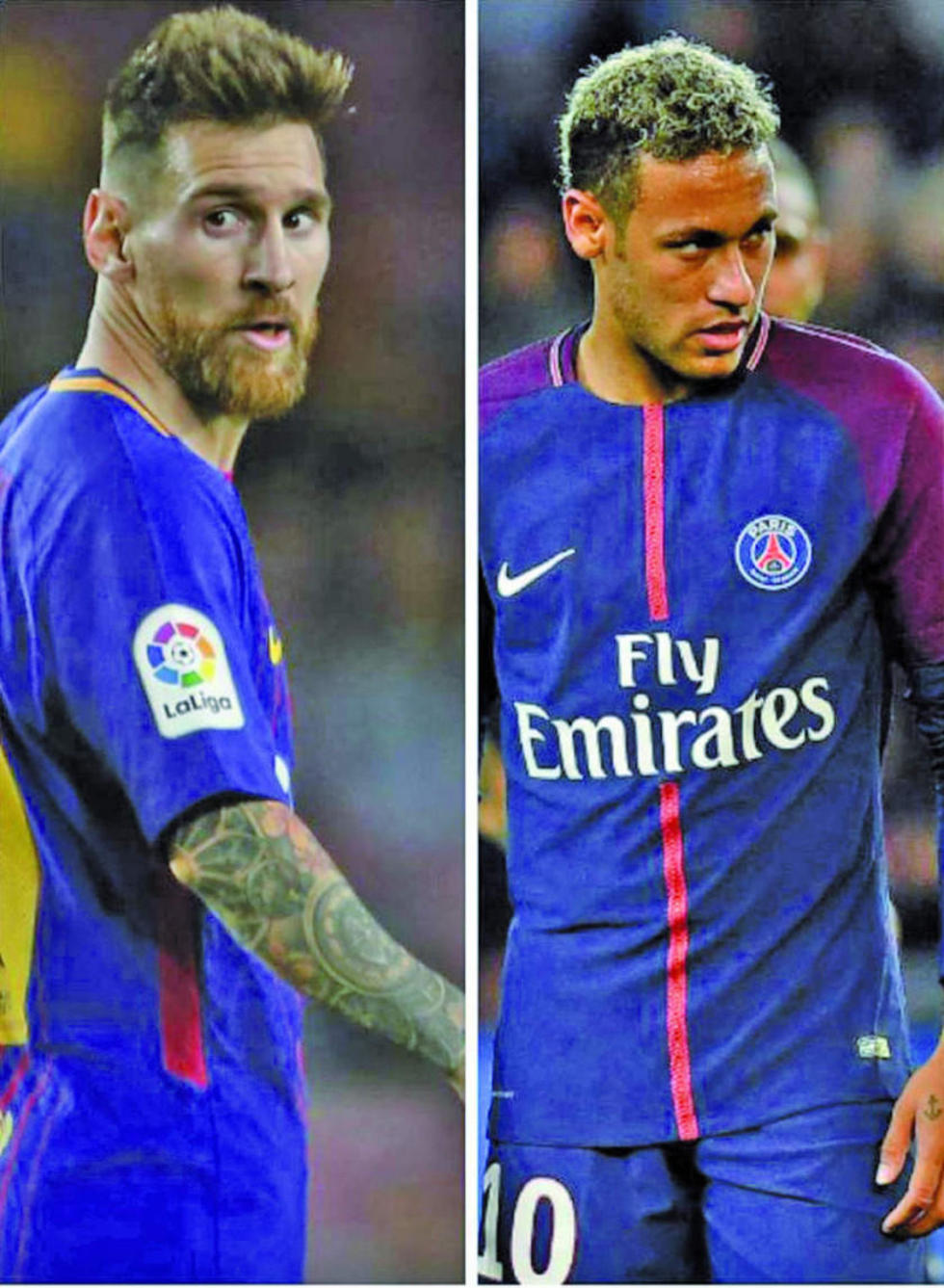 Messi y Neymar, entre los candidatos al Balón de Oro