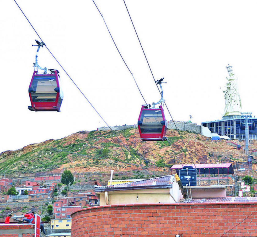 Revalorizan patrimonio en teleférico de Oruro