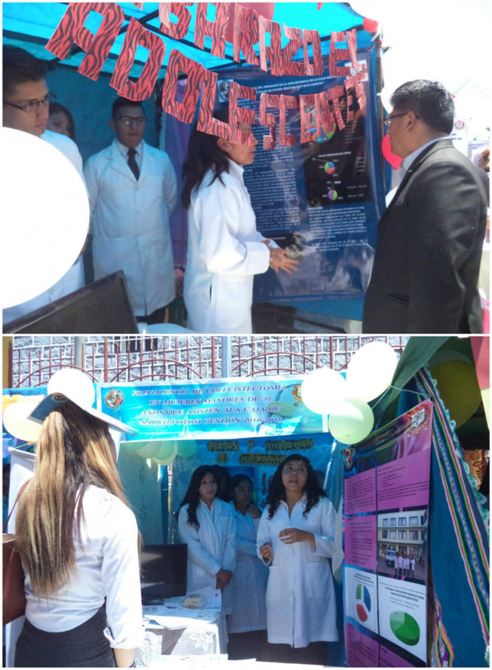 Estudiantes de Medicina exponen  sobre salud