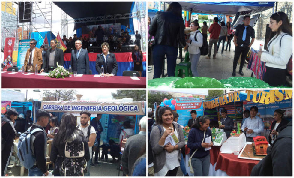 UATF oferta a postulantes 45 carreras en feria académica 