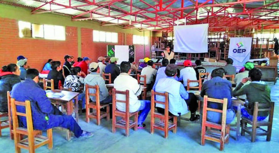 Todo ya está preparado para la elección de alcalde en Cotagaita