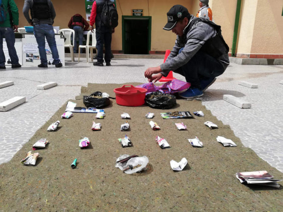 Cinco menores aprehendidos por comercializar drogas