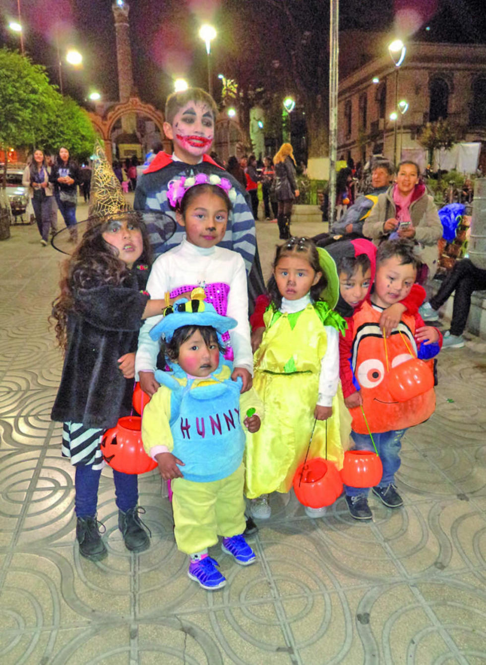 Halloween está presente en la ciudad de Potosí
