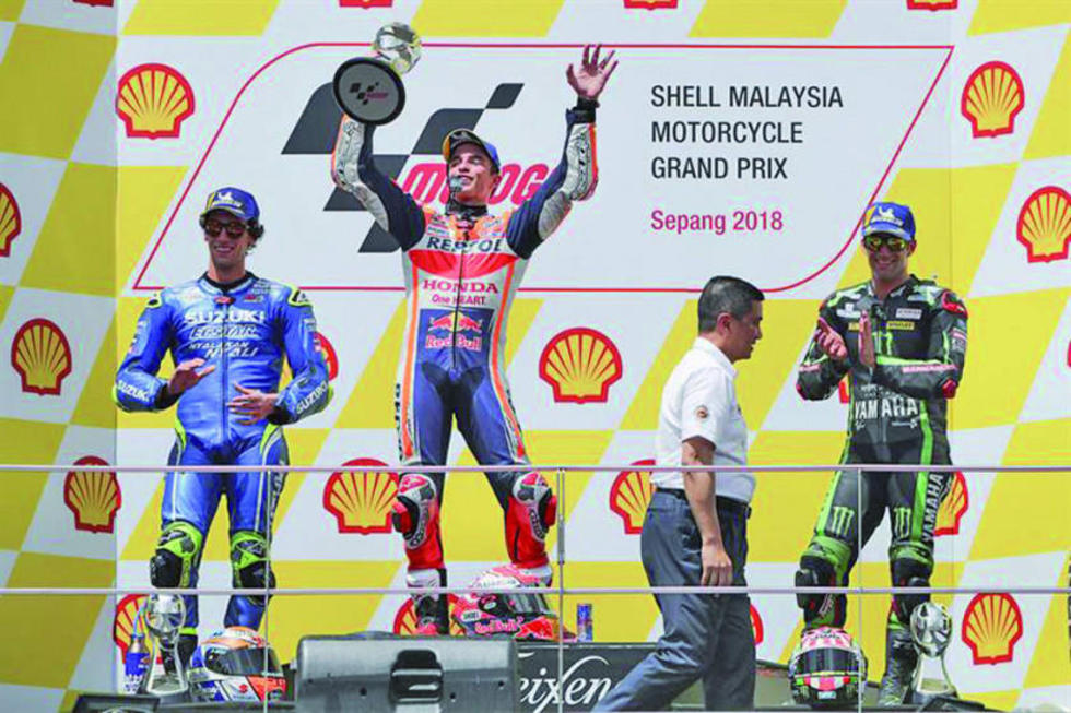 Márquez gana Gran Premio de Malasia de MotoGP 