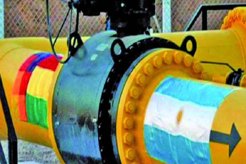 Argentina importó en octubre 42 % menos de gas boliviano