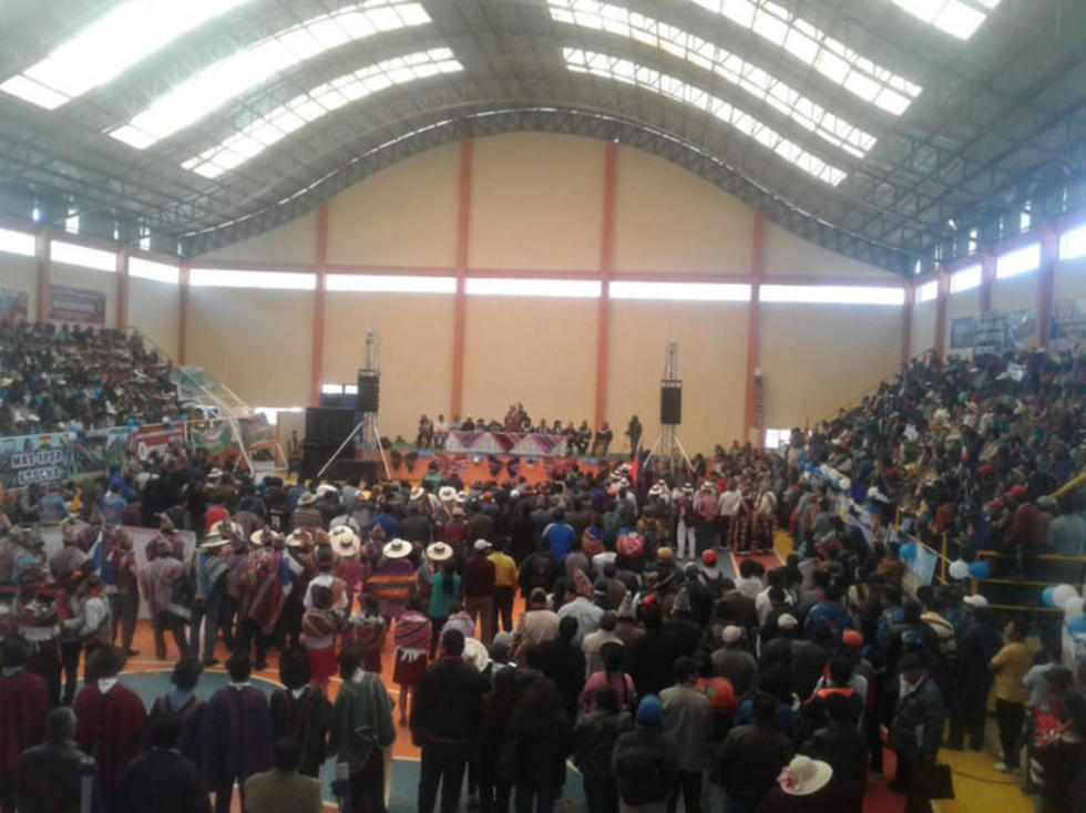 Movimiento campesino de Potosí apoya a Evo Morales