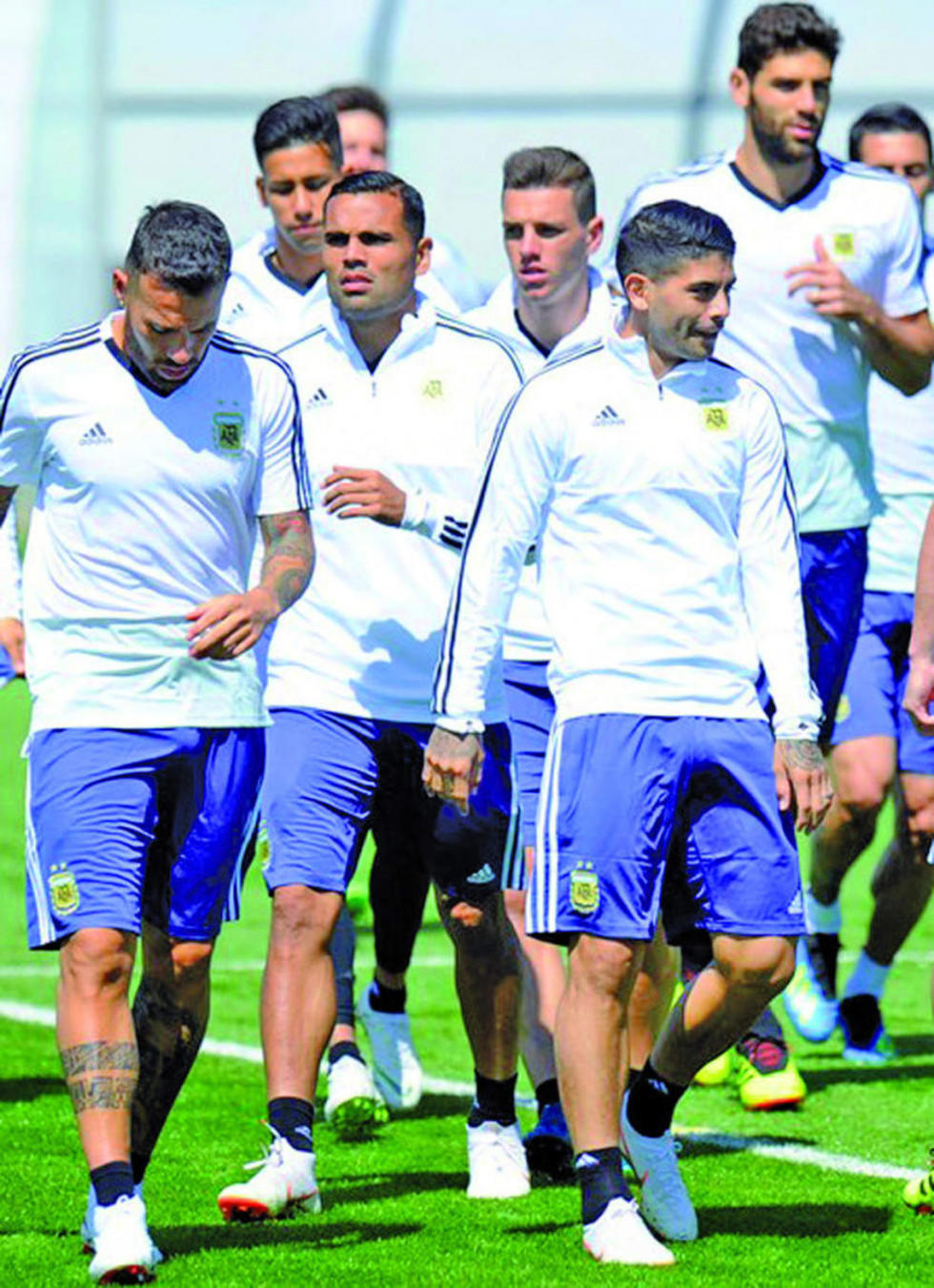 Argentina empieza su trabajo de preparación