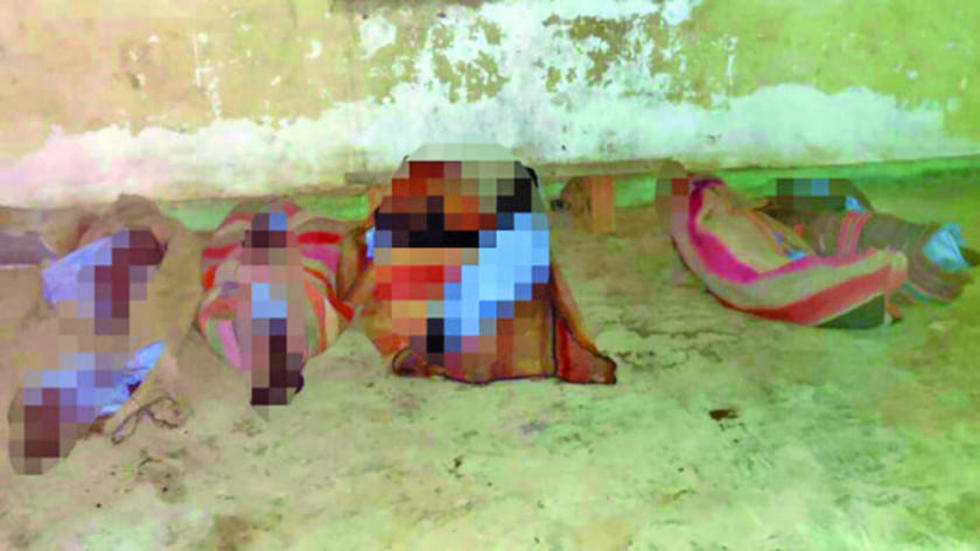 Un padre y sus cuatro hijos mueren quemados por impacto de un rayo