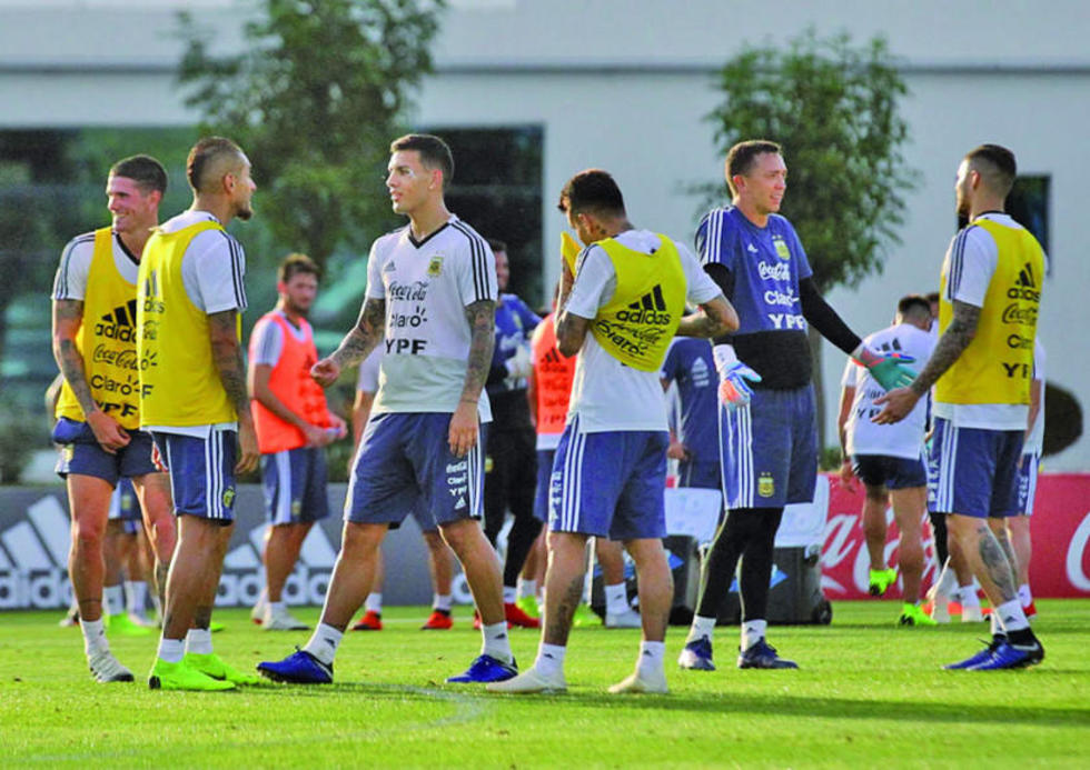 Argentina entrena con público en Córdoba
