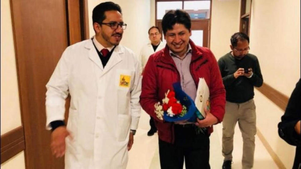 Fernández inicia su trabajo en un hospital de La Paz