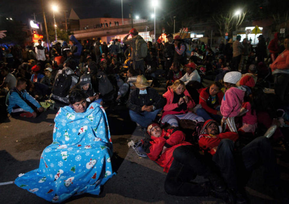 Declaran crisis humanitaria en Tijuana por caravana migrante