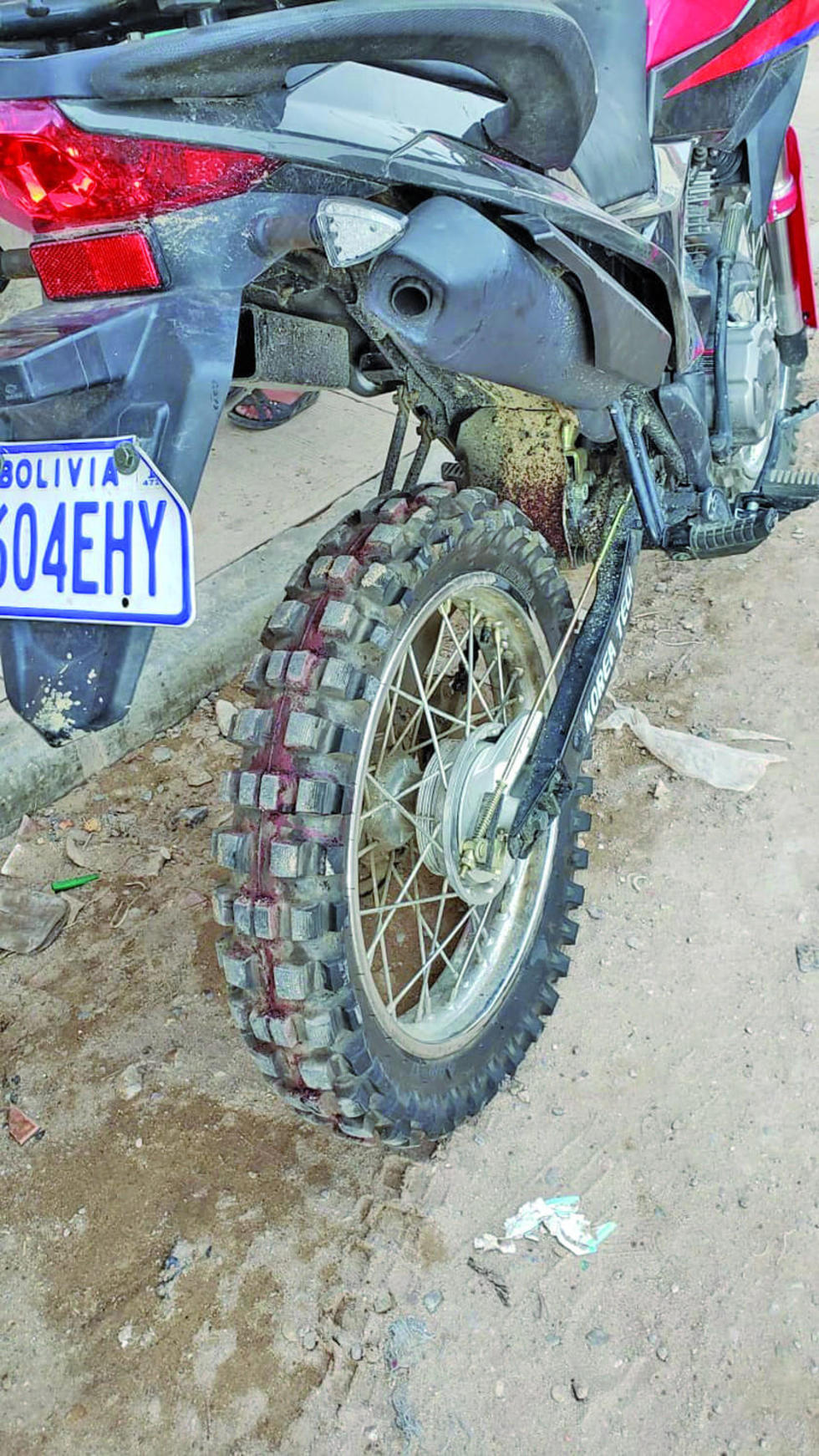 Un motociclista atropelló a un niño