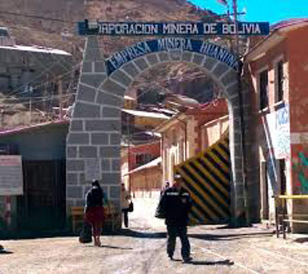 La estatal Huanuni no logra subir la producción