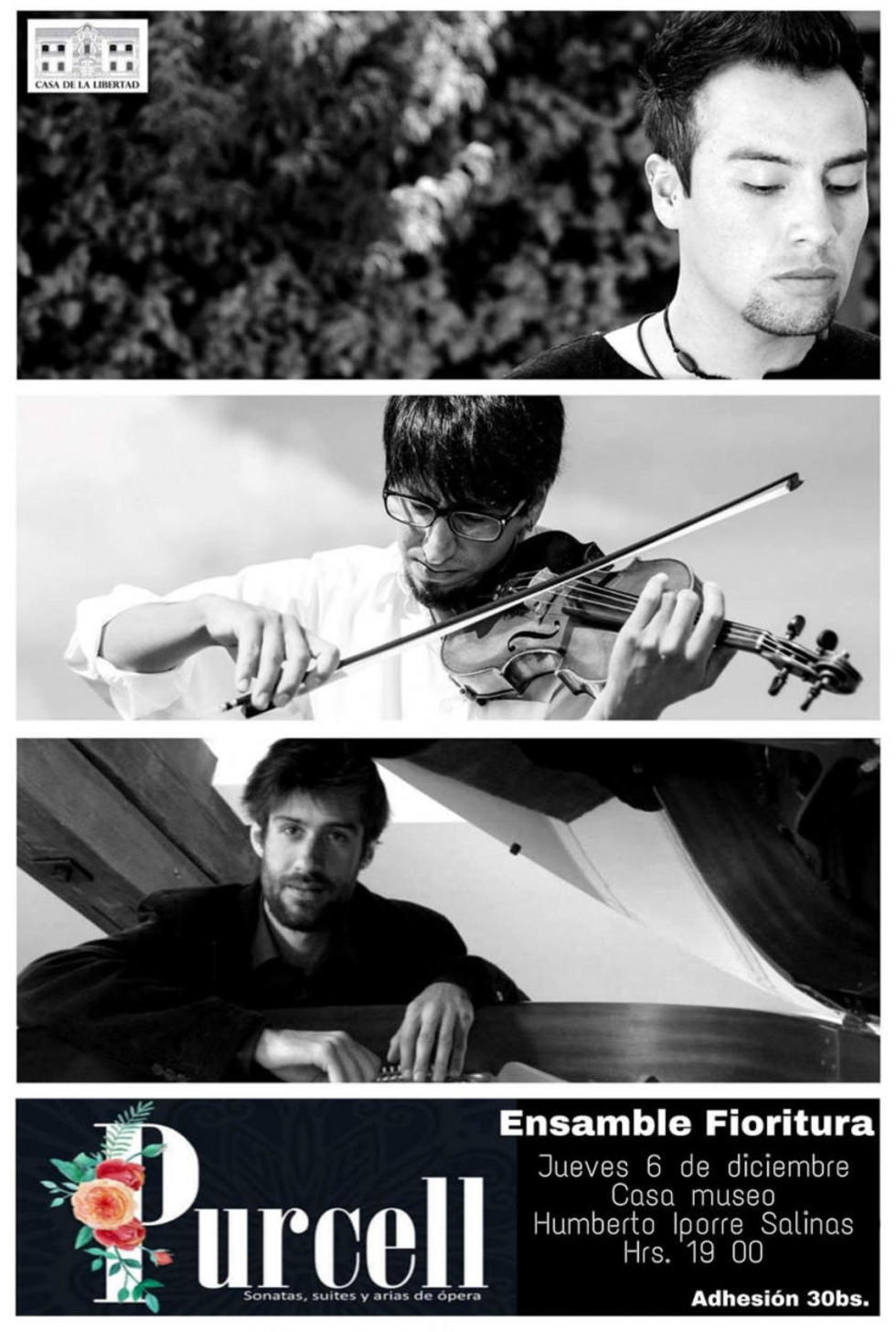 El ensamble Fioritura dará un recital el 6 de diciembre