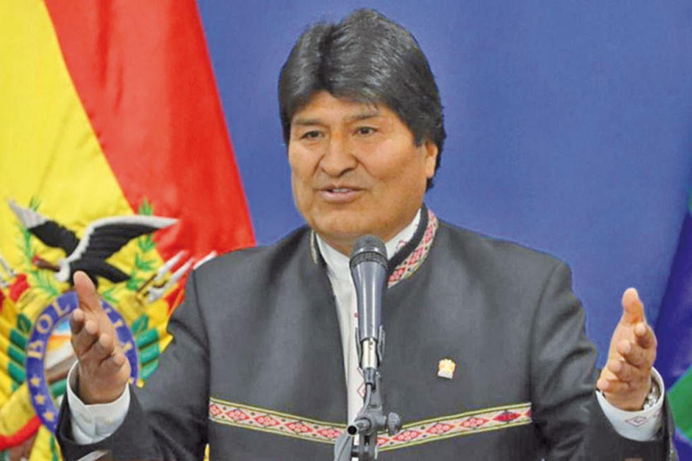 Morales acusa a Estados Unidos de intentar frenar su candidatura