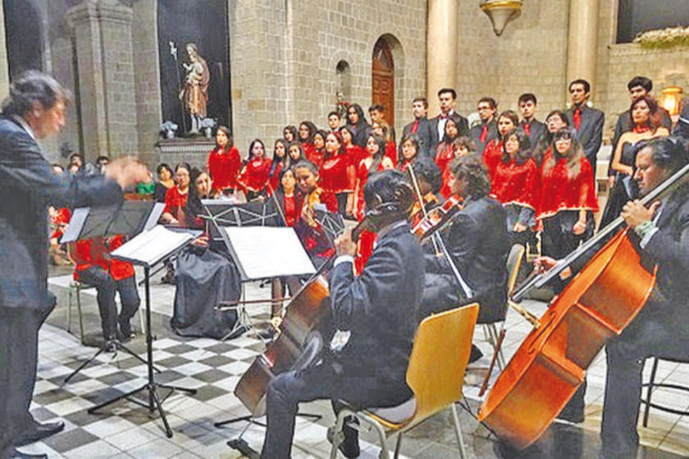 Ofrecen concierto de los villancicos