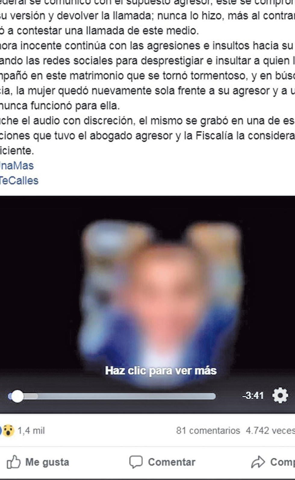 Acusan a hijo de jueza de golpear a su esposa